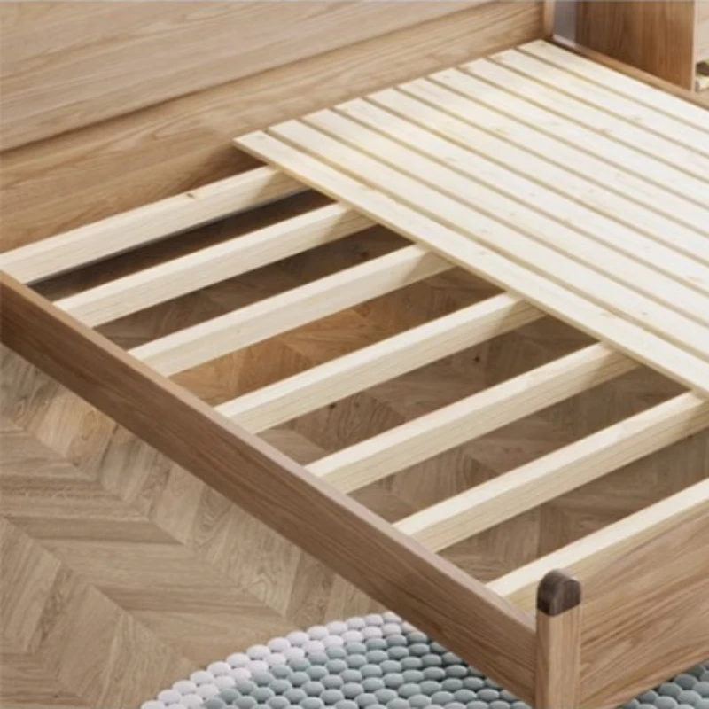 Мультяшные деревянные детские кровати для одного человека небольшой тип