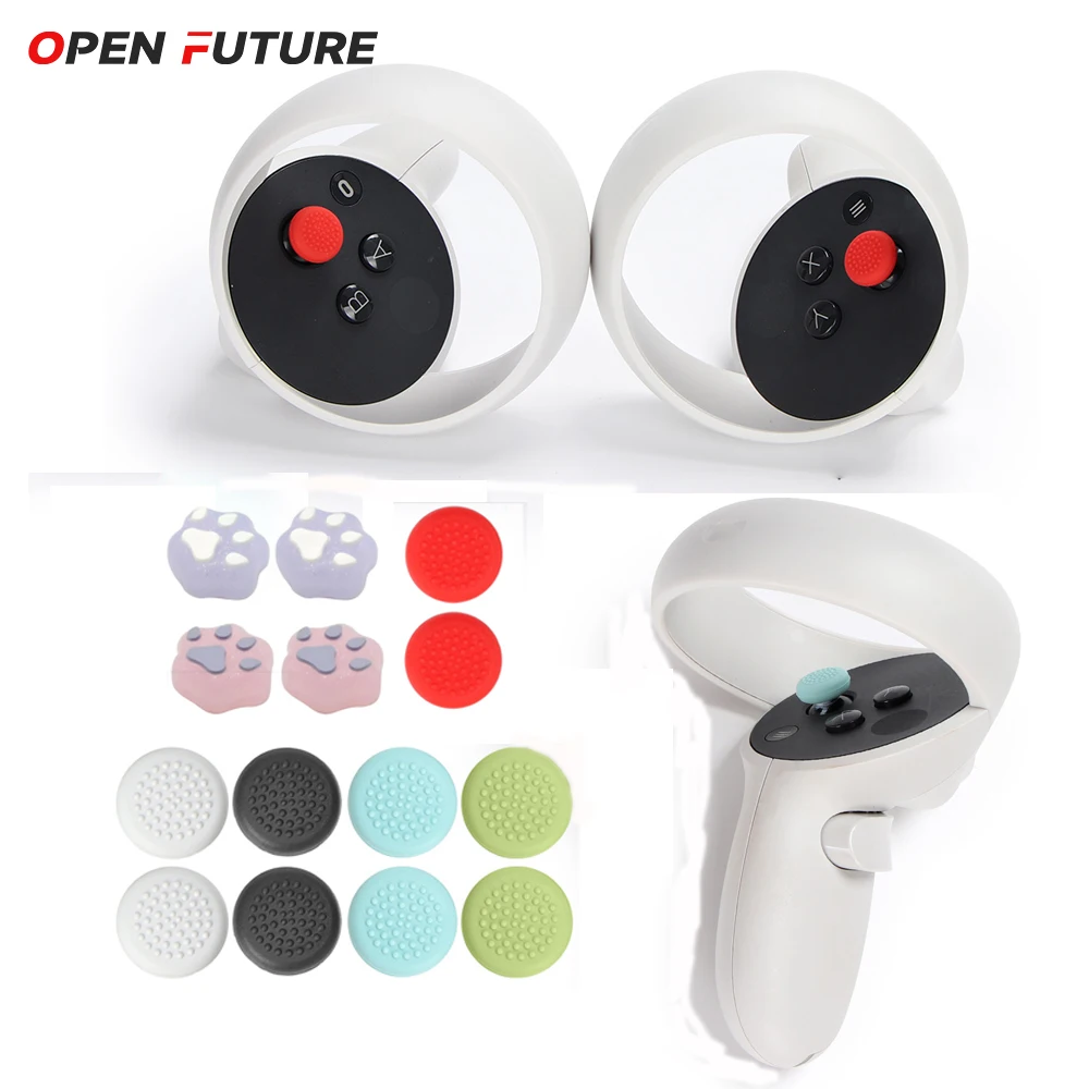 

Universal Thumb Grip Cap For Pico 4 Silicone Soft Protective Controller Stick Case For Oculus Quest 1/2 Gaming Accessories