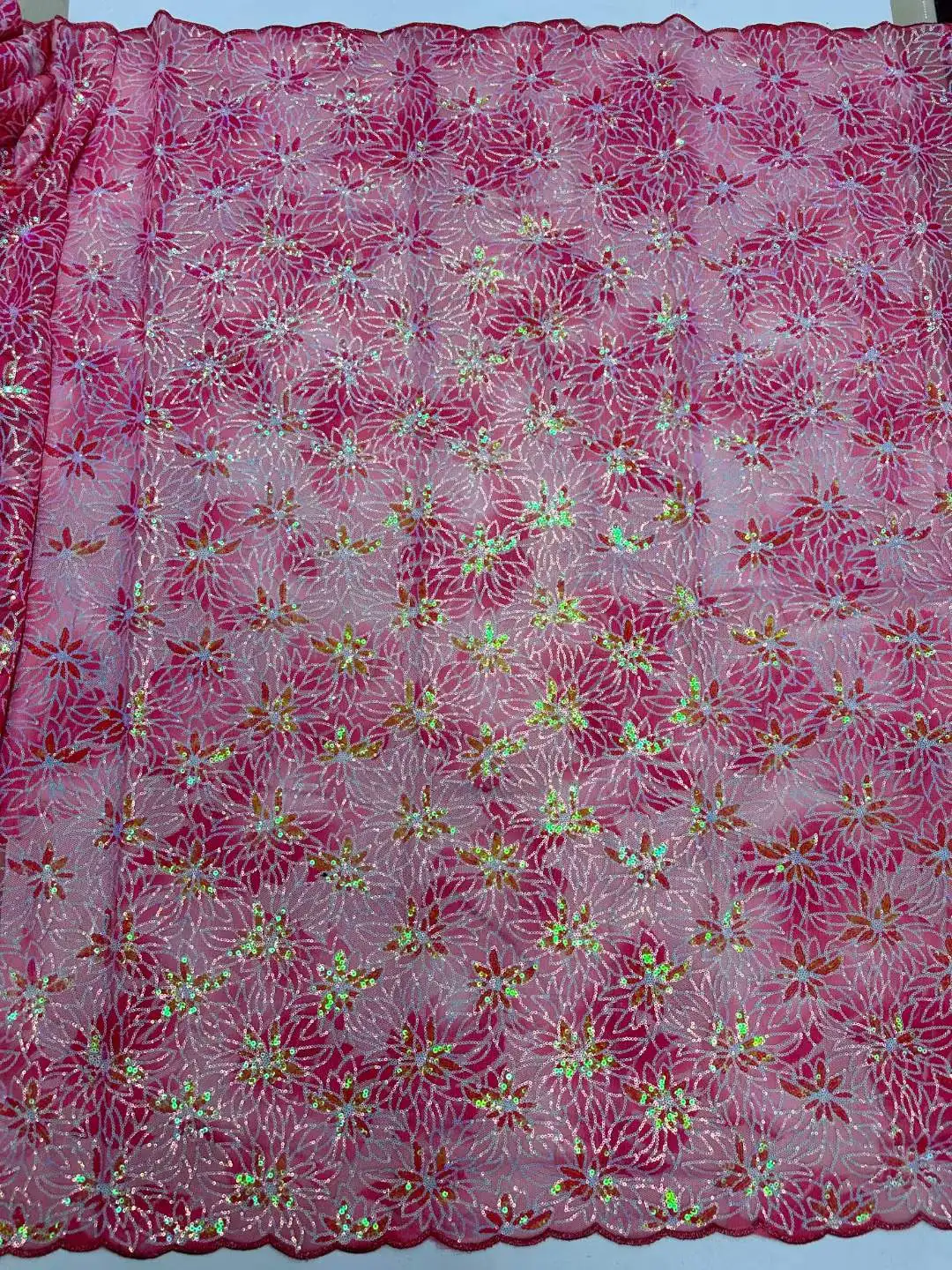 Блестки искусственная кружевная ткань 2024 высококачественный тюль бархатное