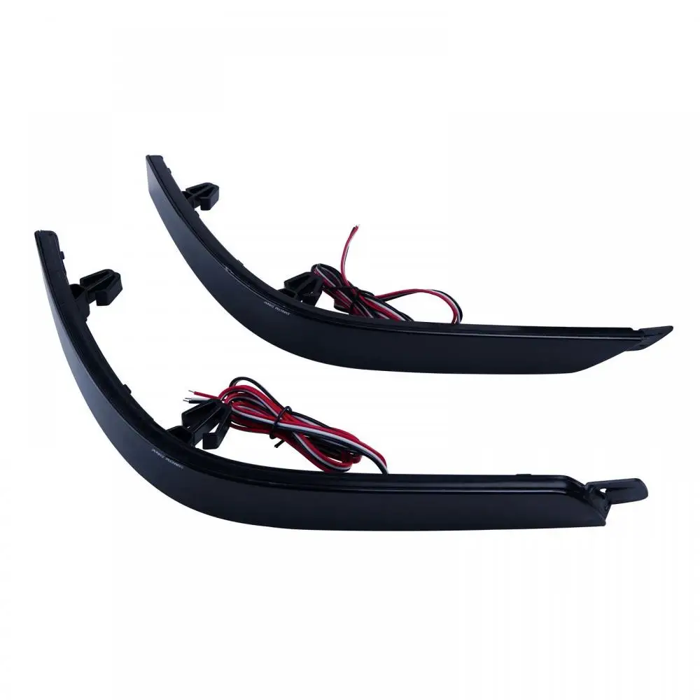 Светодиодный отражатель бампера с черными дымчатыми линзами для VW Transporter T6 MKVI