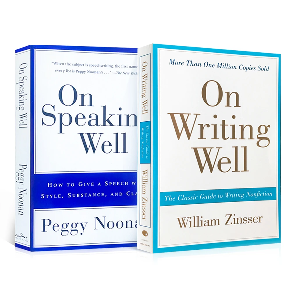 

On Speaking Well and On Writing Well Speech Reference Books English Writting Learing Self-study Guide Book