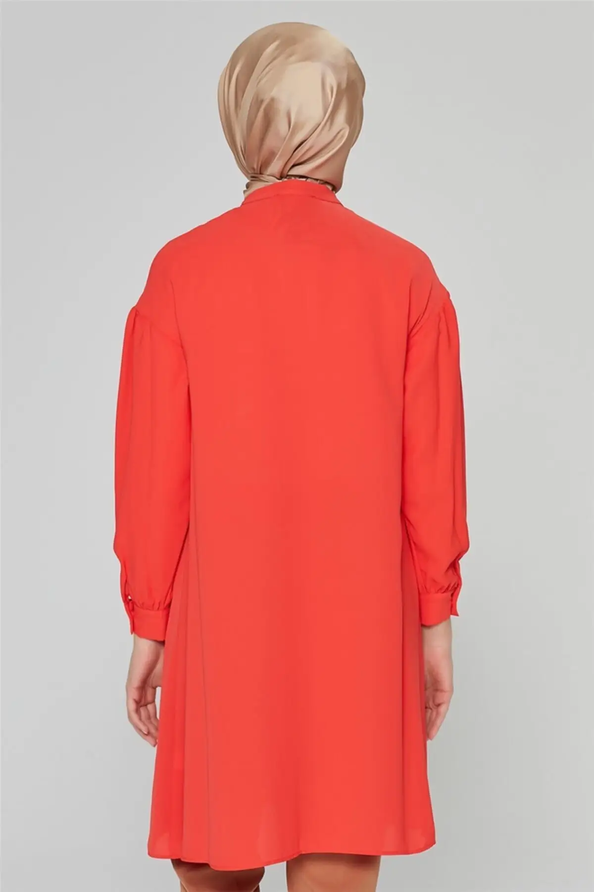 

Big Button Tunic Women Muslim Tunic 2021 Fashion