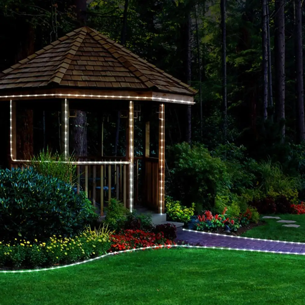 СВЕТОДИОДНАЯ Гирлянда RGB 10 м 100 светодиодов водонепроницаемая уличная