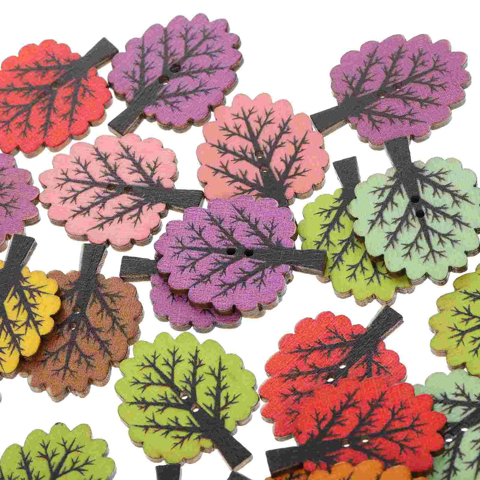 

Tree Life Button DIY Craft Supplies Delicate Clothes Buttons Small Coat Replacement Retro Style Heart Decor