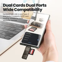 Картридер Toocki USB-A + Type-C за 271 руб#2