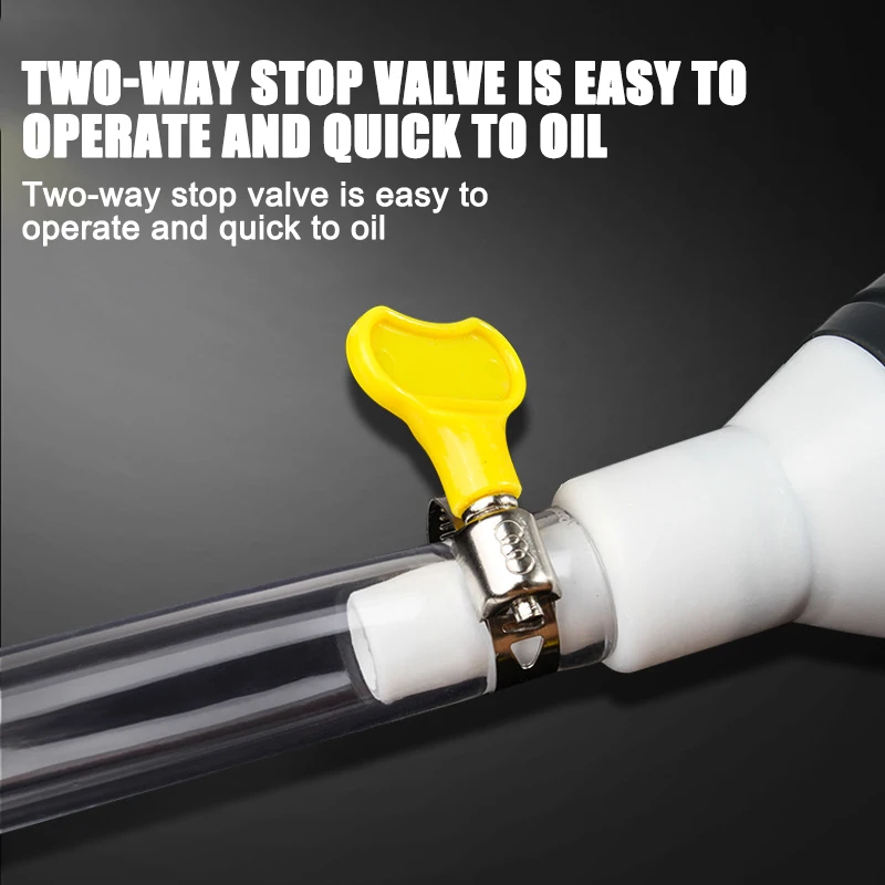Hand Fuel Pump Car Tank Sucker Oil Transfer Petrol Diesel Liquid Manual Syphon Saver for |