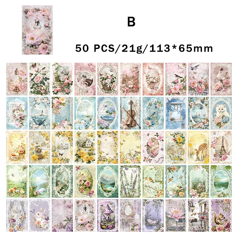 

Journamm Бумага для скрапбукинга 50 шт.