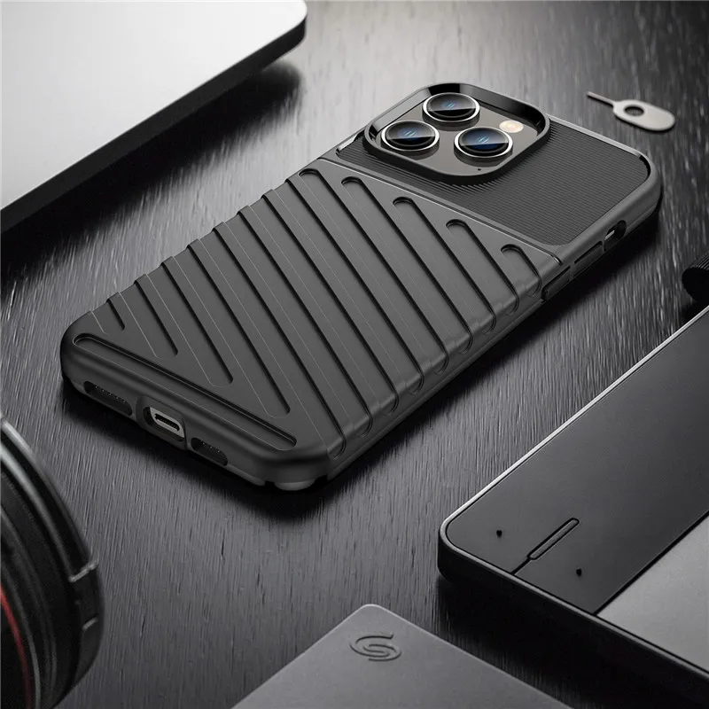 For iPhone 14 Pro Max Case For iPhone 14 Pro Max Cover Shockproof Rubber Soft Silicone Bumper For iPhone 14 Max 14 Pro 14 Coque