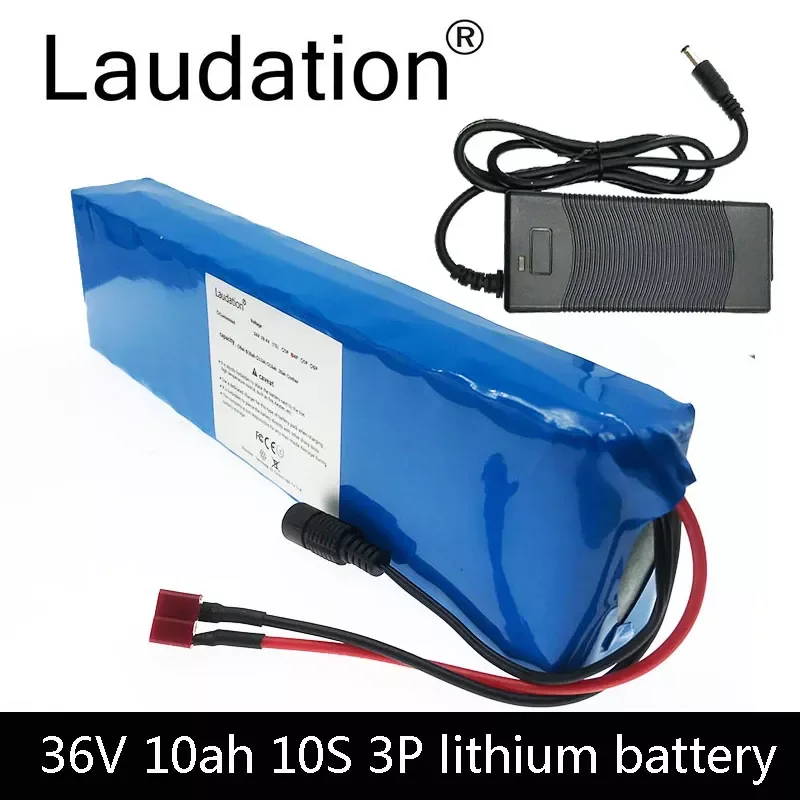 

Аккумуляторная батарея для электрического велосипеда lauседация 36 в 10 А · ч 18650 аккумулятор 36 в 42 в 10S3P 350 Вт 500 Вт Высокая мощность и емкость мо...