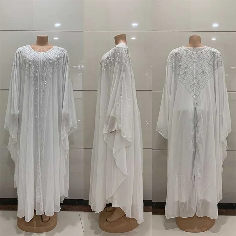 

Платье, африканские платья для женщин, шифоновый Boubou, Анкара, Дашики, комплект из 2 предметов, наряды, Дубай, кафтан, абайя, халат, марокканска...
