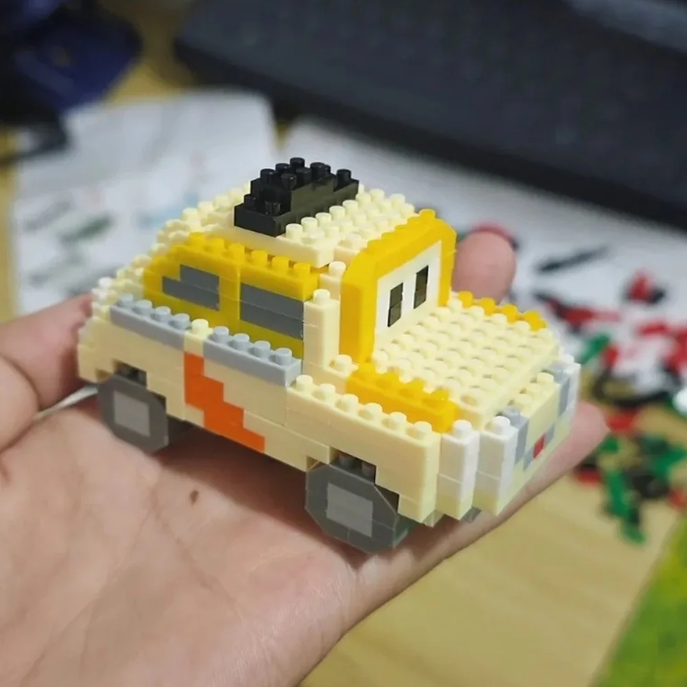 Фото Строительные блоки Disney Cars, Лайтнинг Маккуин, Джексон Сторм, игрушки с персонажами мультфильмов, Салли Керера, подарок на день рождения для детей №3