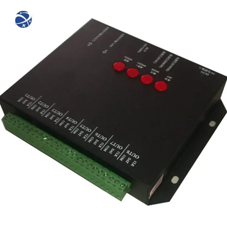 Yunyi 4096 пикселей адресная SD-карта t4000 RGB/dmx светодиодный контроллер RGB пиксельный