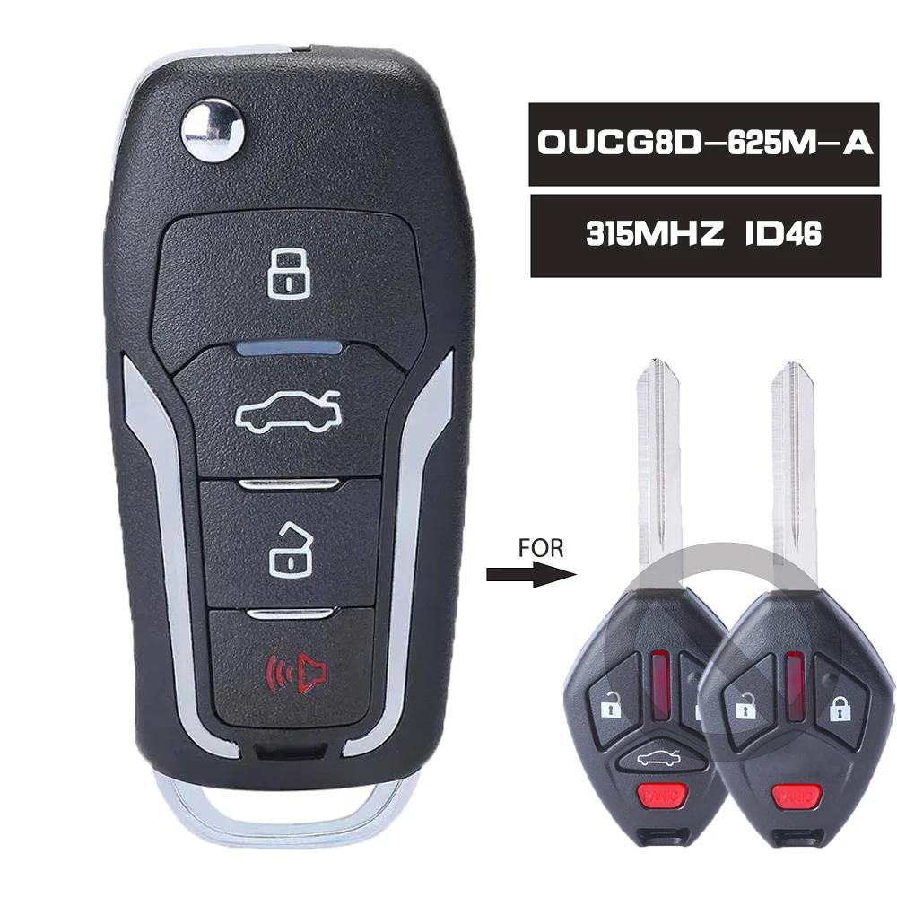 

Брелок для дистанционного ключа для Mitsubishi Outlander i-MiEV Lancer 315-2007, PN: 6370A148