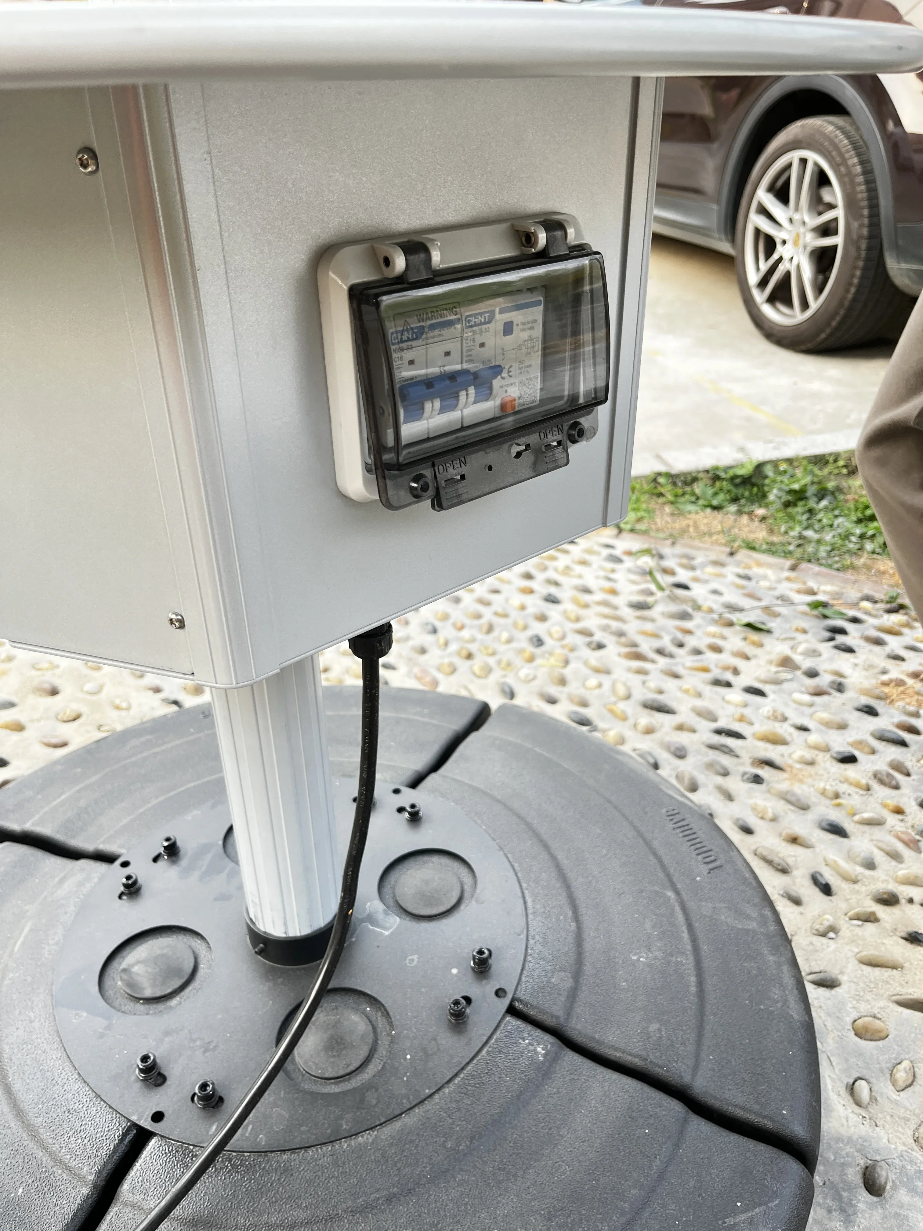 Наружный зонтик солнечная панель с подсолнухом электростанция 600 Вт