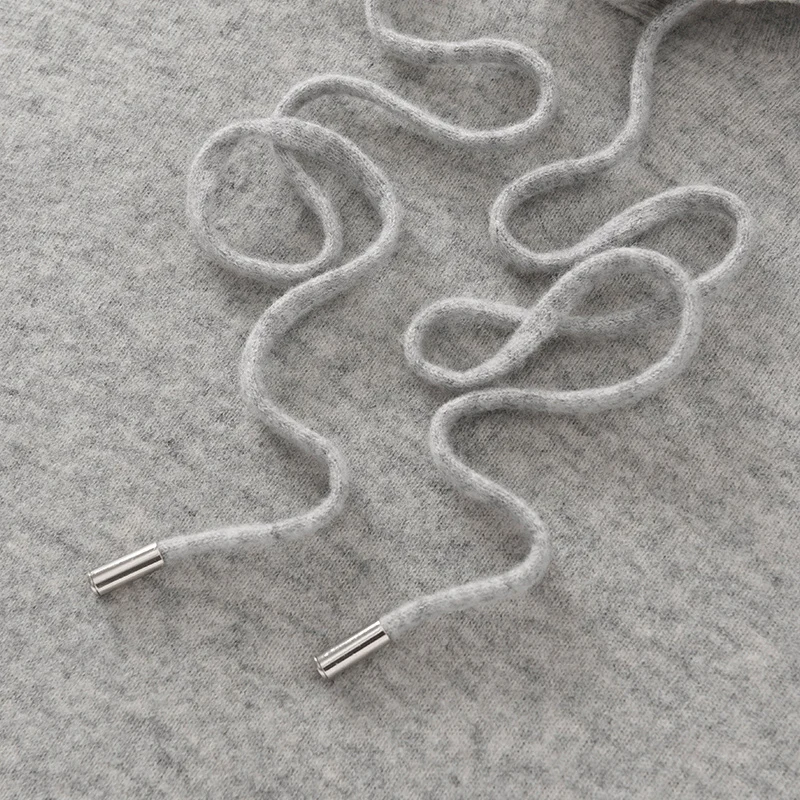 Мужской осенне-зимний свитер из 100% мериносовой шерсти вязаный пуловер с