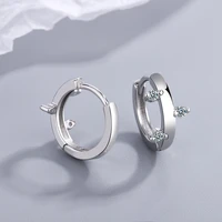 diwenfu genuine 925 sterling silver diamond stud earring for women fine silver 925 jewelry aros mujer oreja bizuteria orecchini