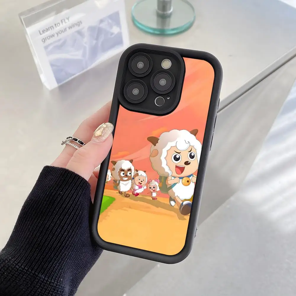 Чехол для телефона «Приятная Козочка и Большой Большой Волк» для iPhone 17 Air 16 E 15 14 Plus 13 12 11 Pro Max, защитный чехол Sky Eye Stepped (art.: 3920dc4dec967) - 3920dc4dec967