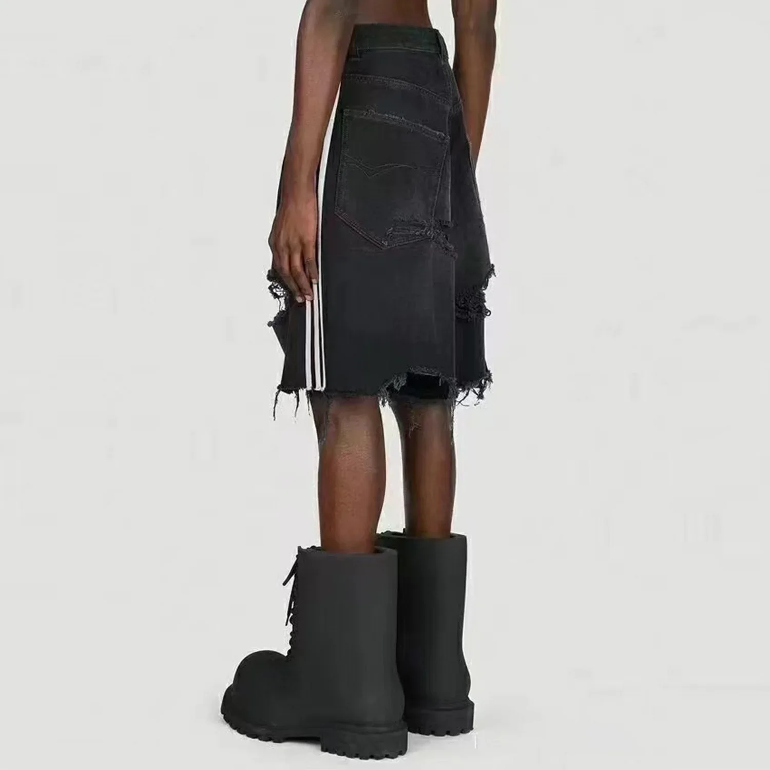 Шорты в стиле хип-хоп для мужчин и женщин летние ковбойские короткие штаны High Street