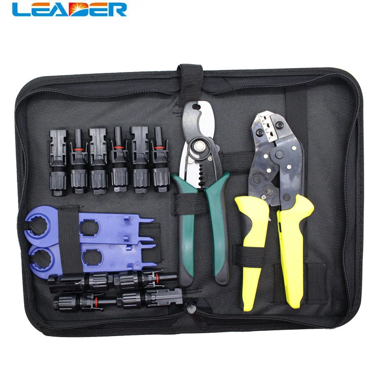 

LEADER SOLAR 1 Set Tool Kit Crimping Tool /cable Cutter/SOLAR PV Spanners Wrench Tool Set for Solar System Mainland China