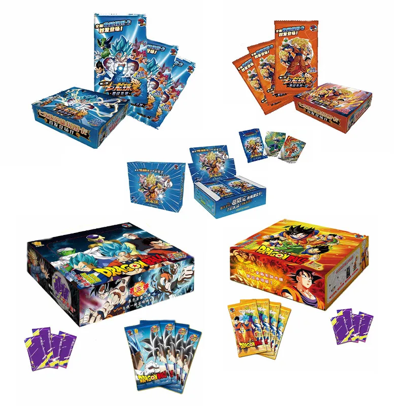 

DRAGON BALL Card Son Goku Super Saiyan Vegeta IV Bronzing Barrage Flash Cards Anime Peripheral Character Card Collectibles Gifts