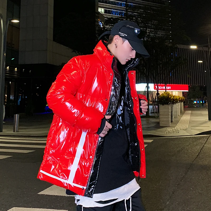 Down Coats Mens Winter Fashion Mens 90%Down Jackets And Coats Man Thick Parkas Warm Casual Outwear Bright Men's Winter Jacket