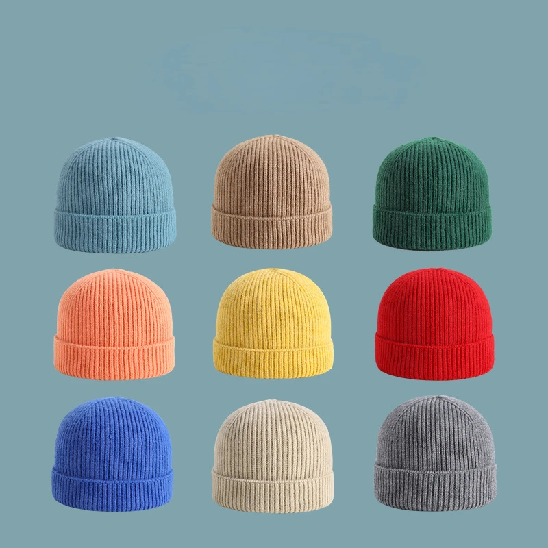 

Осенне-зимняя вязаная шапка Спот для мужчин и женщин в Корейском стиле