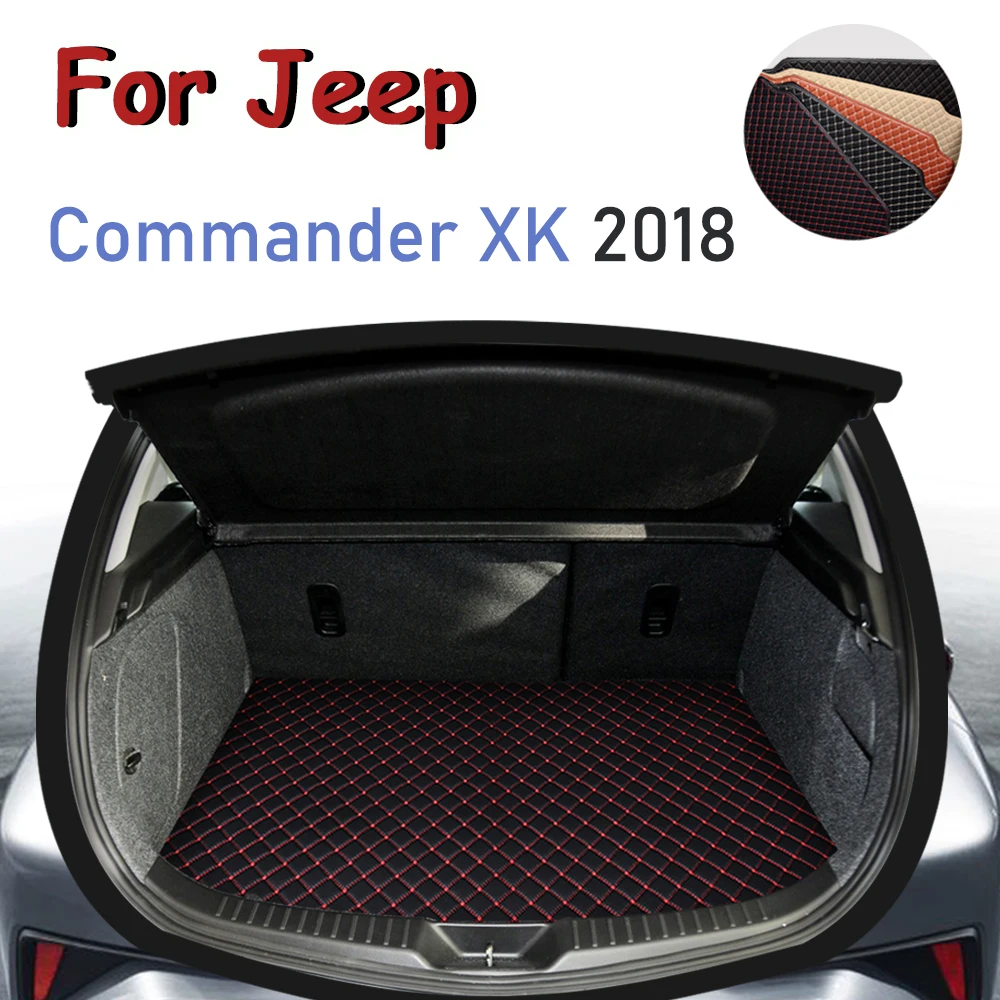 

Для Jeep Commander XK 2018, напольные коврики для багажника, подкладка для груза, подкладка для багажника автомобиля, коврик для багажника, аксессуары
