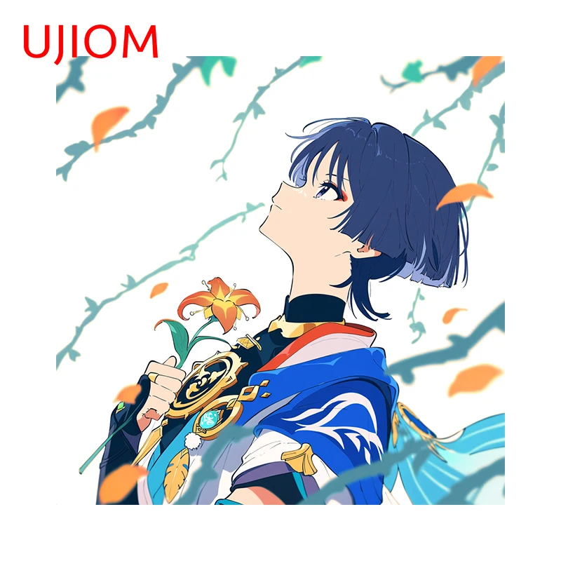 UJIOM 13 см X Balladeer Genshin художественная Настенная Наклейка Искусство сделай сам