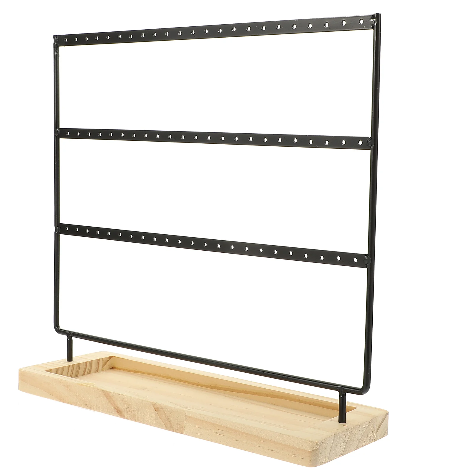 

Earring Holder Organizer Earrings Jewelry Display Stand Desktop Shelf Tabletop Wrought Iron