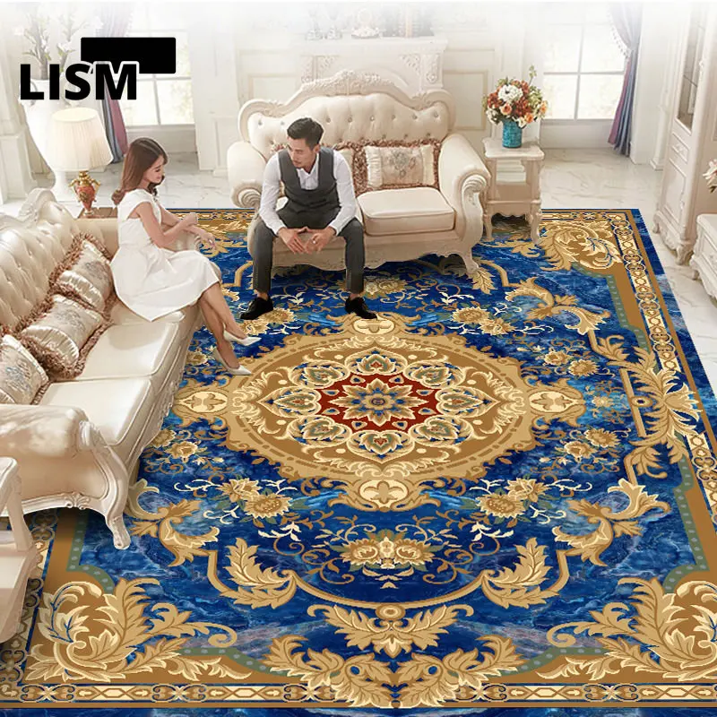 

European Style Carpets for Living Room Decortion Nordic Rugs for Bedroom Decor Home Washable Floor DoorMats Baby Play Crawl Mat