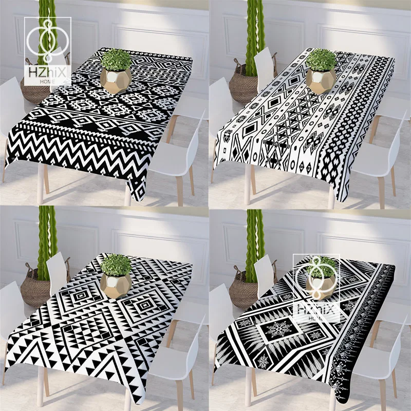 

Retro Simplicity Tablecloth Living Dinning Wedding for Home Decoration Waterproof Rectangular Kitchen Antifouling Table Covers