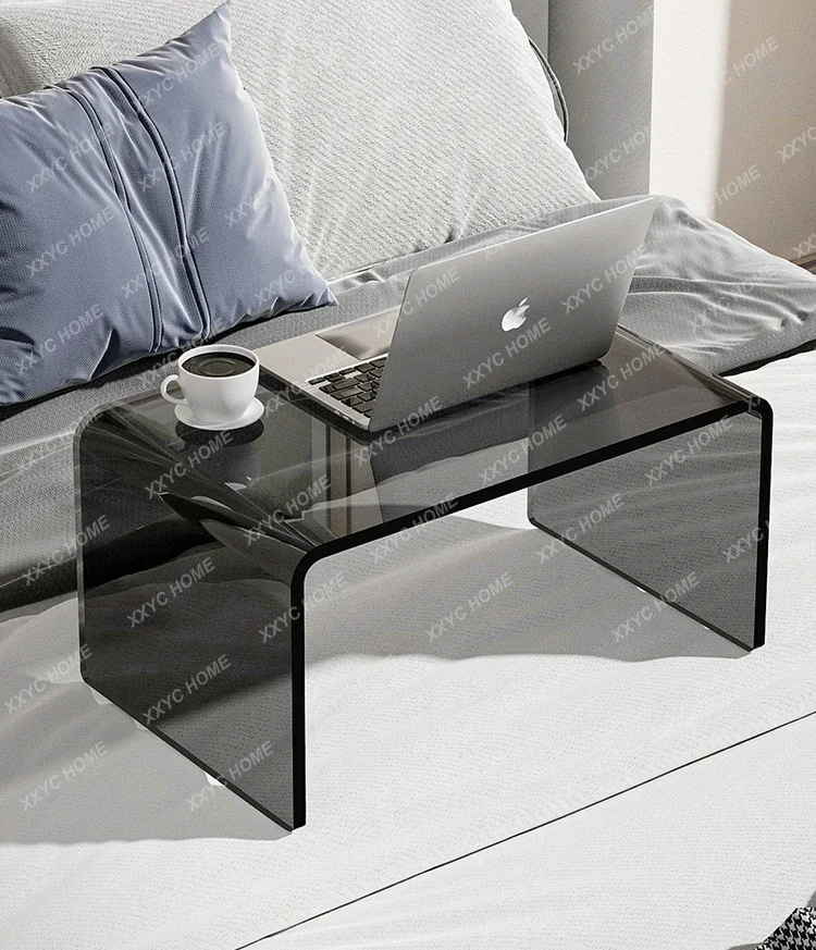 эркер небольшой столик акриловый простой прозрачный кофейный кровать для