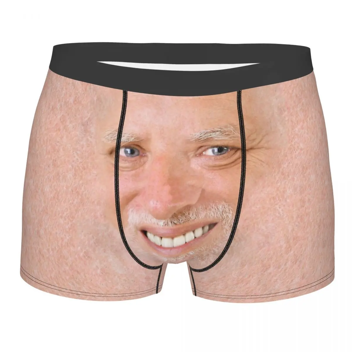 

Hide Meme The Pain Harold Face Skin Underpants Breathable Panties Shorts Boxer Briefs Man Underwear Comfortable