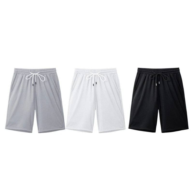 

Мужские спортивные шорты с эластичным поясом, спортивные шорты для мальчиков, шорты для тренировок и бега