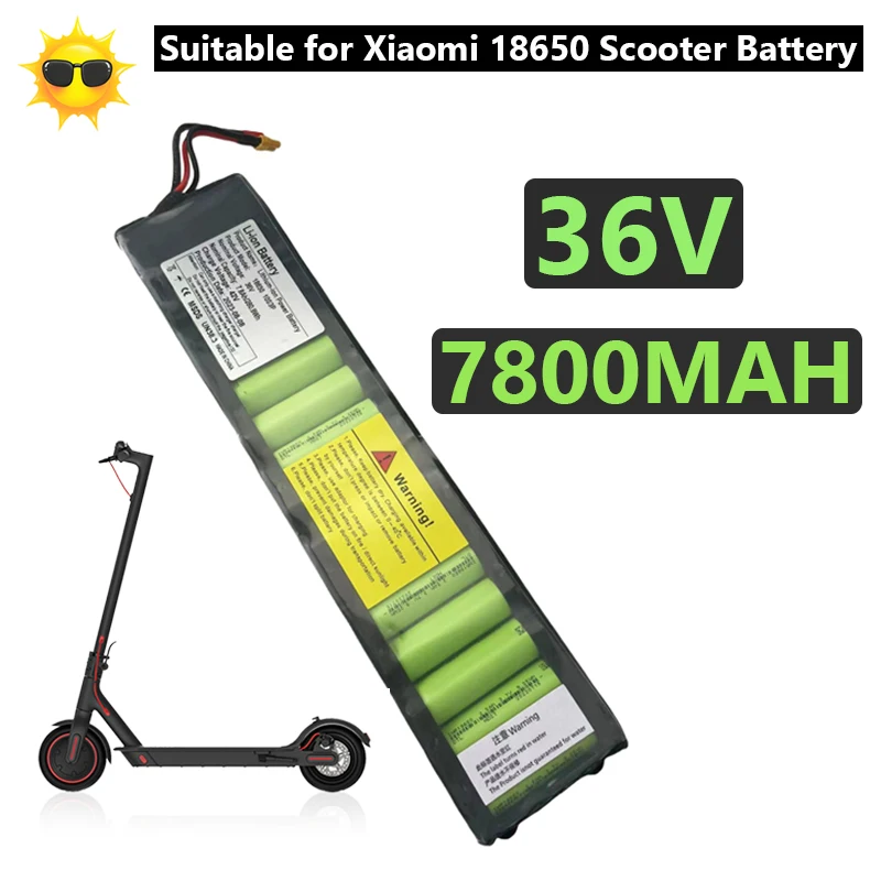 

36V 7.8Ah 18650 lithium-ion battery pack, suitable for Xiaomi m365 professional electric bicycle scooters