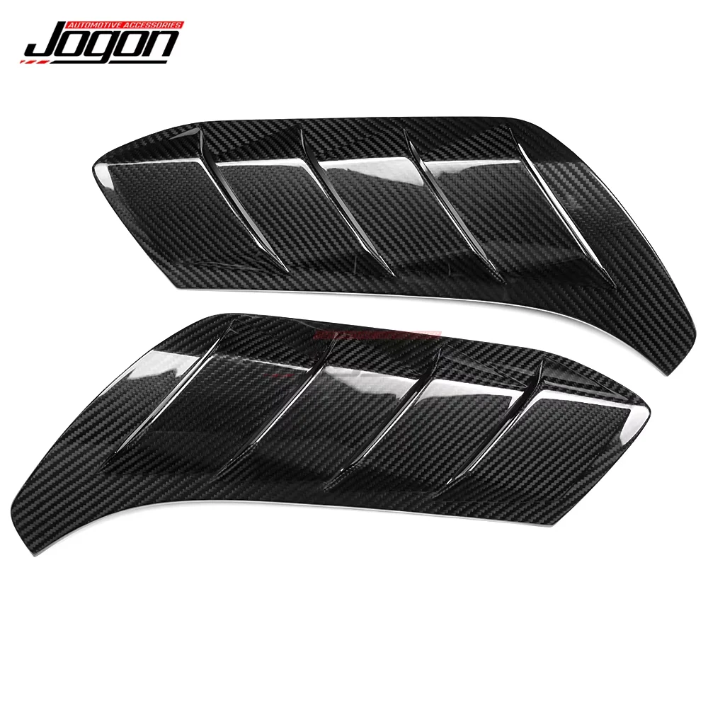 

Для Ford Bronco Raptor 2021-2025 из углеродного волокна, внешнее боковое крыло автомобиля, вентиляционное отверстие, боковая листовая впускная панель, накладка, аксессуары