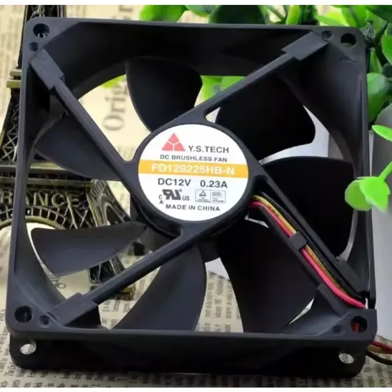 Фото НОВЫЙ вентилятор охлаждения для Y.S.TECH FD129225HB-N 12V 0.23A, 9 см, 9025, 90x90x25 мм №1