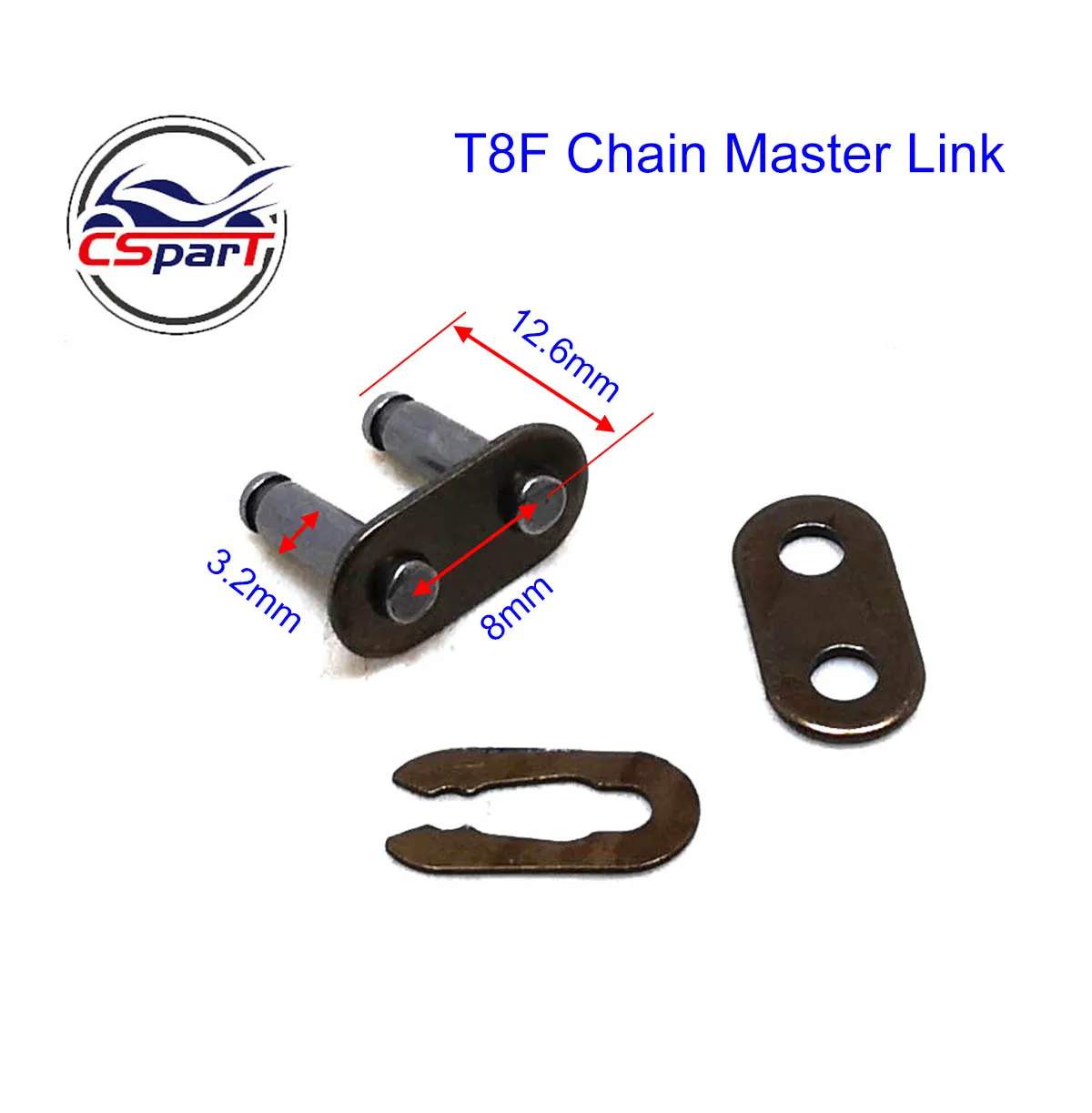 

T8F Chain Master Link Mini Moto Pocket Dirt Pit ATV Quad Go Kart E Gas Scooter 47CC 49CC