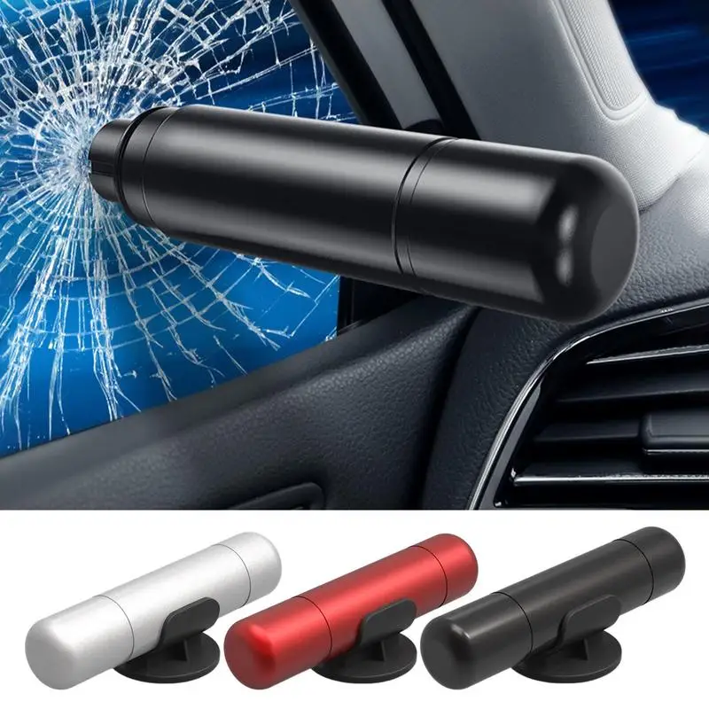 

Car Safety Hammer Auto Emergency Glass Window Breaker Seat Belt Cutter 2-in-1 Escape Hammer For Underwater Working Rescue Tool