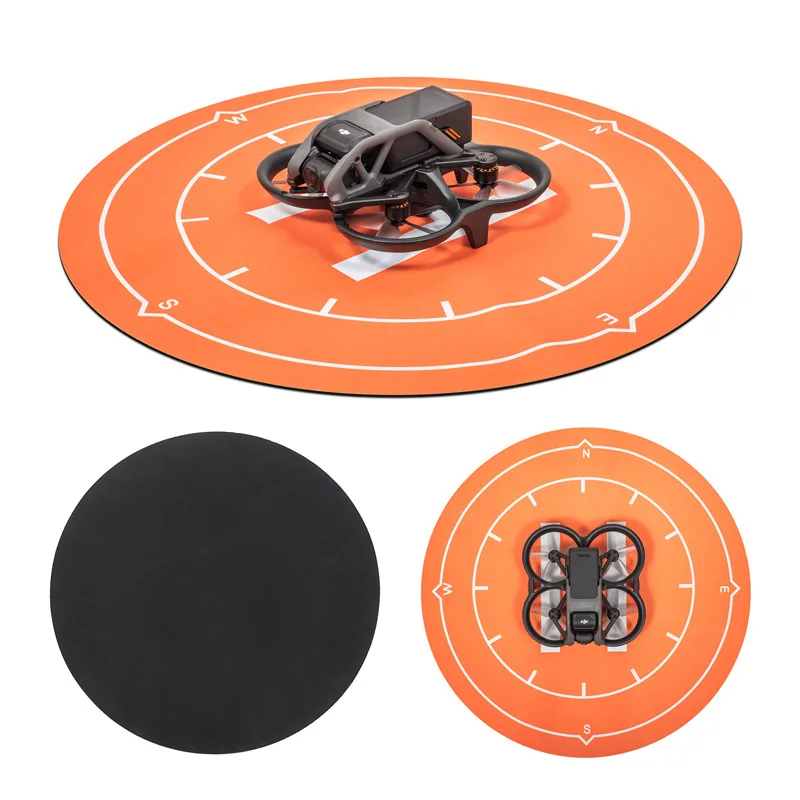 Collapsible 50cm Portable Drone Parking Apron Square / Round Landing Protection Pad Helipad For DJI Avata DJI mini 3pro