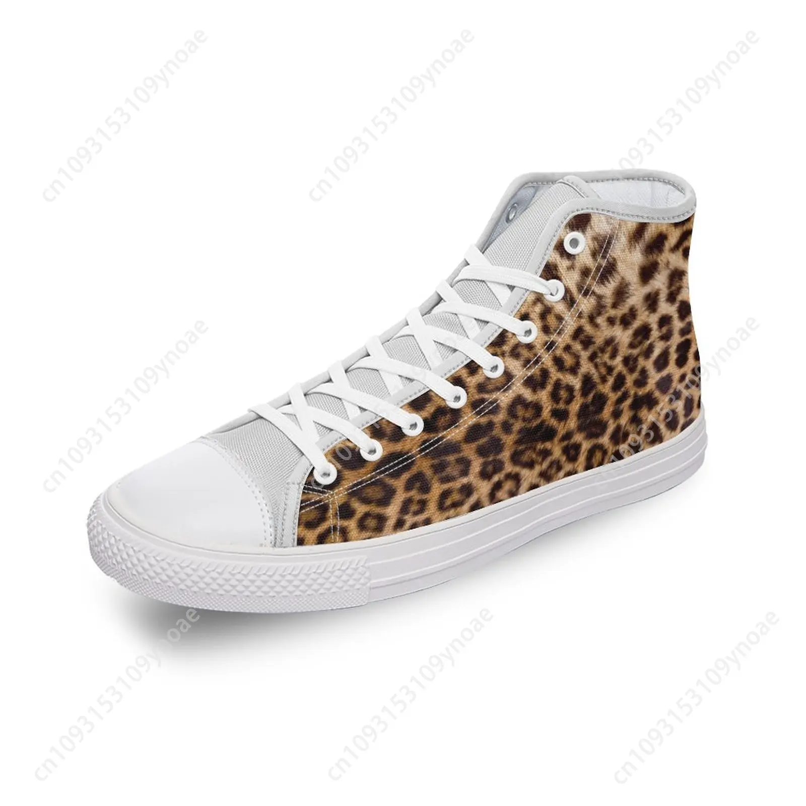 Популярные высокие парусиновые туфли с леопардовым узором и животными мужская