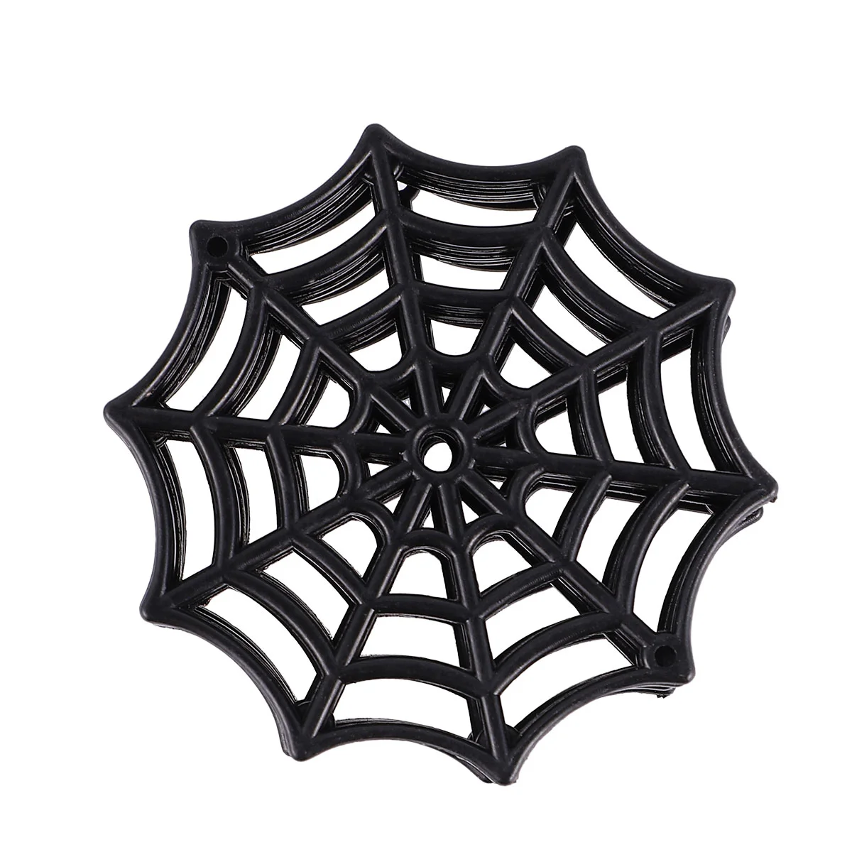 

50Pcs Plastic Cobweb Spider Web Holiday Accessories for Decoration (Black)