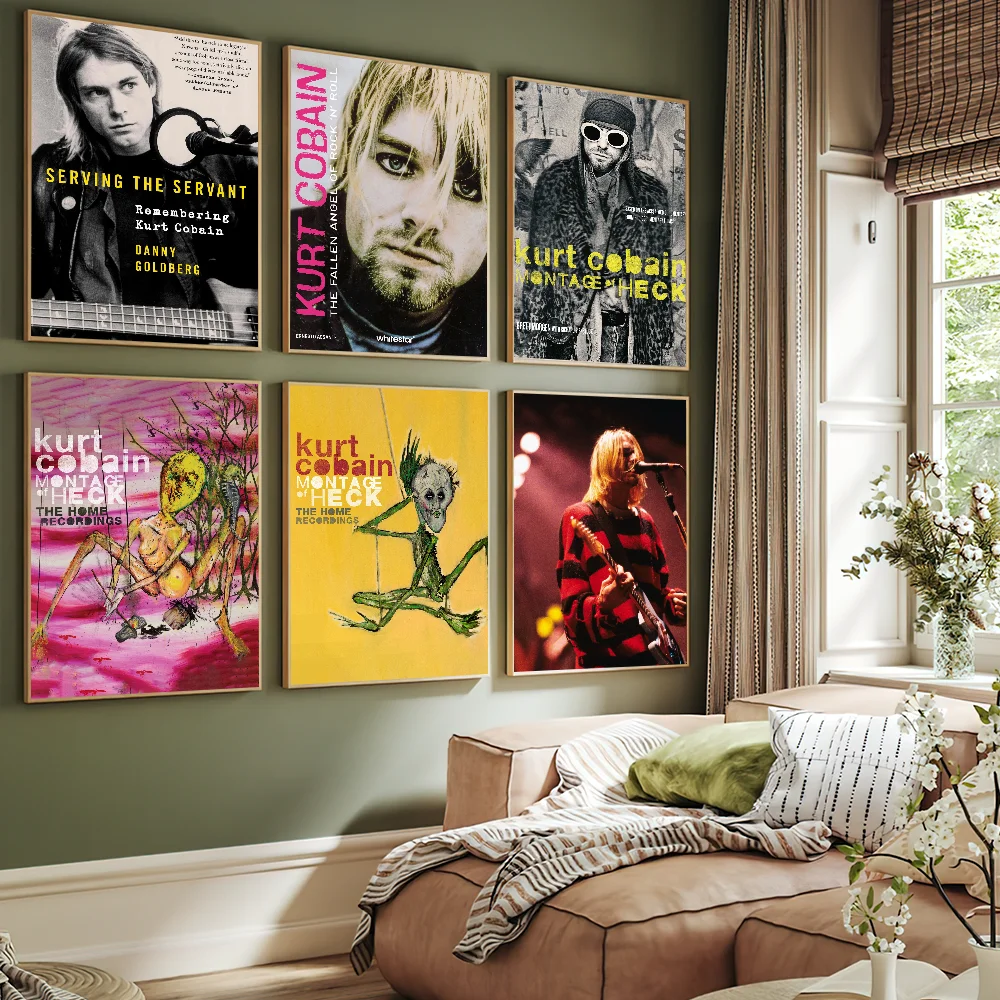 Певица K-Kurt C-Cobain And I Love Her Плакат Горячий альбом Поп-музыка Искусство Настенная