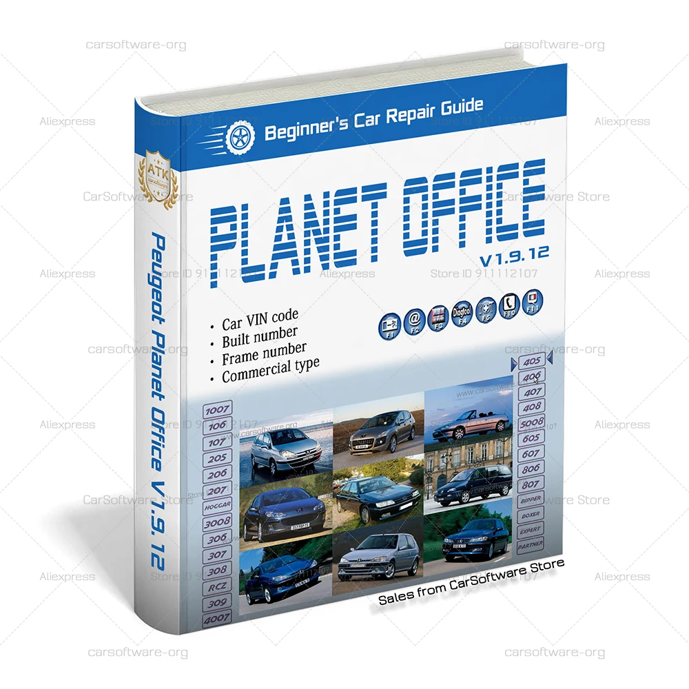 Фото PP2000 Диагностическое программное обеспечение Peugeo/t Planet Office V1.9.12 Lexi-a Office V1.4.13 Инструмент для ремонта диагностики Схема электрической проводки №1