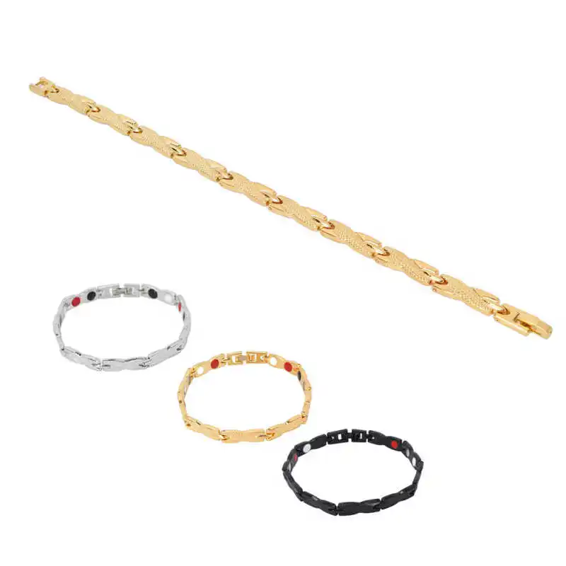 

Браслеты для магнитной терапии, модные браслеты для расслабления, несколько магнитов, магнитный браслет, баланс сна, уменьшение статическо...