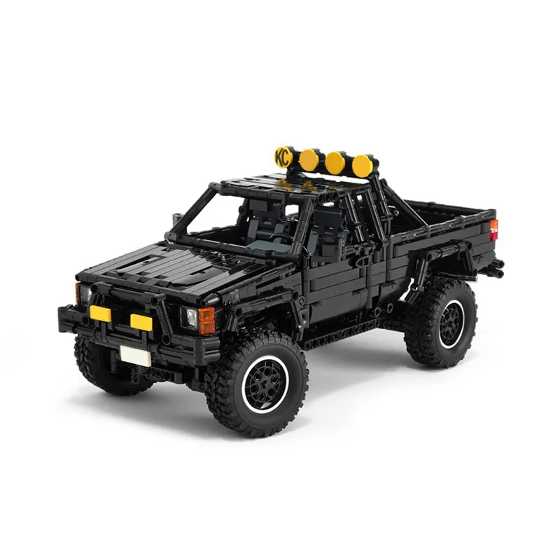 1472 шт. Moc технический автомобиль Toyotaed SR5 Xtracab пикап обратно в будущее строительные