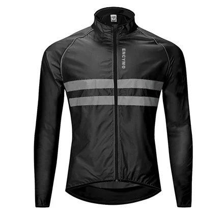 

Thin Running Jackets Cycling Coat Bike Sports Jackets ENCYMO Cycling Jersey Men
