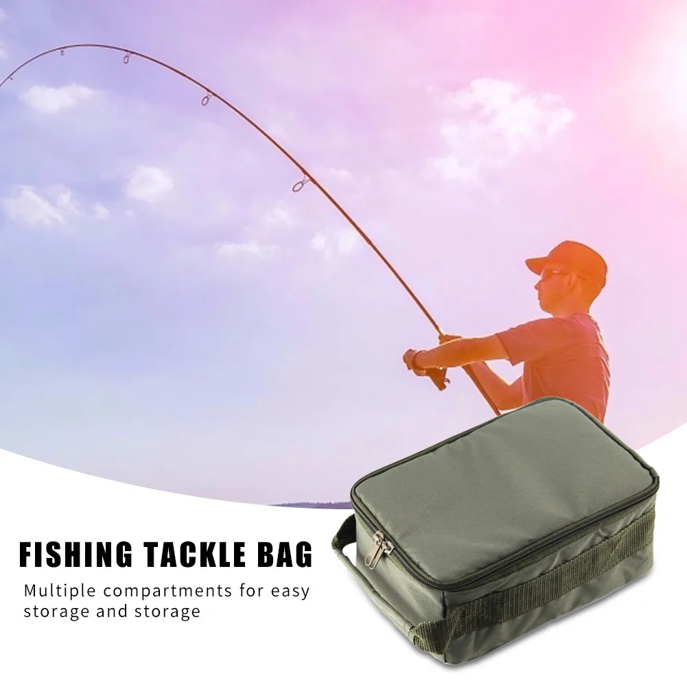 Multifunction Outdoor Fishing Handbag High-grade Easy to Clean Novelty Fashionable Large Space Line Reel Lure Hook Handbag