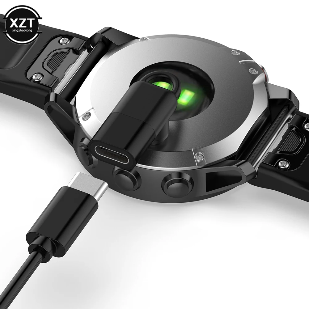 

Type C/Micro USB/IOS Female to 4pin Charging Adapter for Garmin Fenix 7/7S/7X/6/6S/6X/5/5S/5X Smart Watch Charger Converter