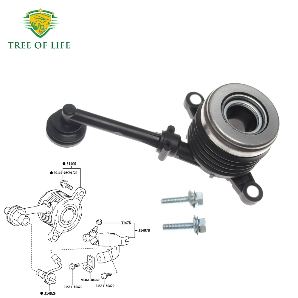 

Выпускной подшипник с двойной муфтой 31400-19027 для Toyota RAV4 Auris Corolla M20A 2,0 2019-2022 3140019027 31400 19027